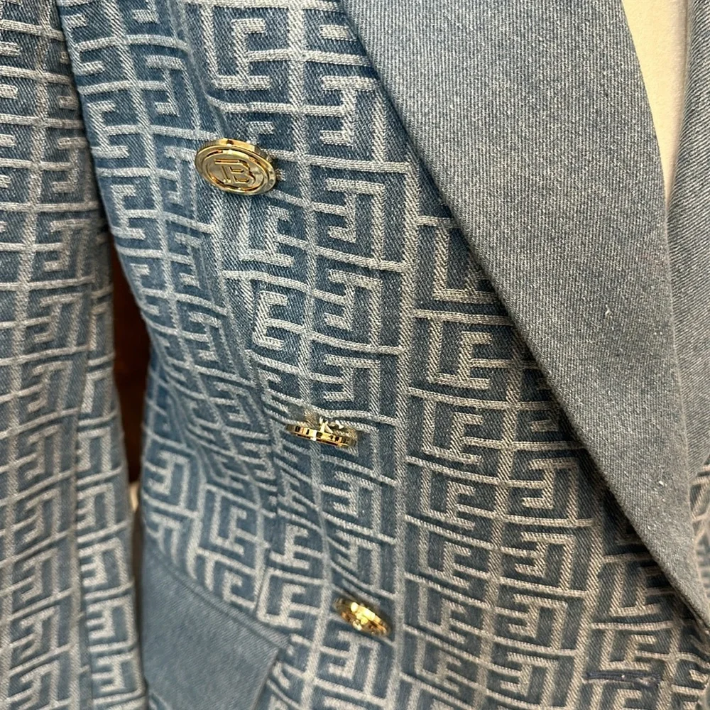 Balmain Paris Jean material jacket size 36 - Picture 2 of 4
